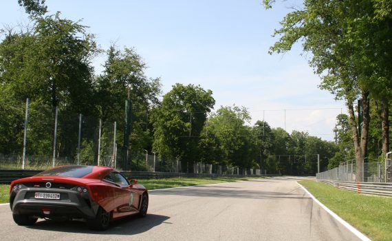 Test drive in Monza