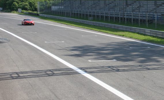 Test drive in Monza